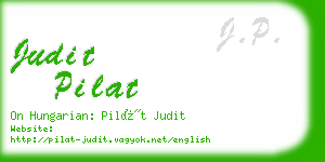 judit pilat business card